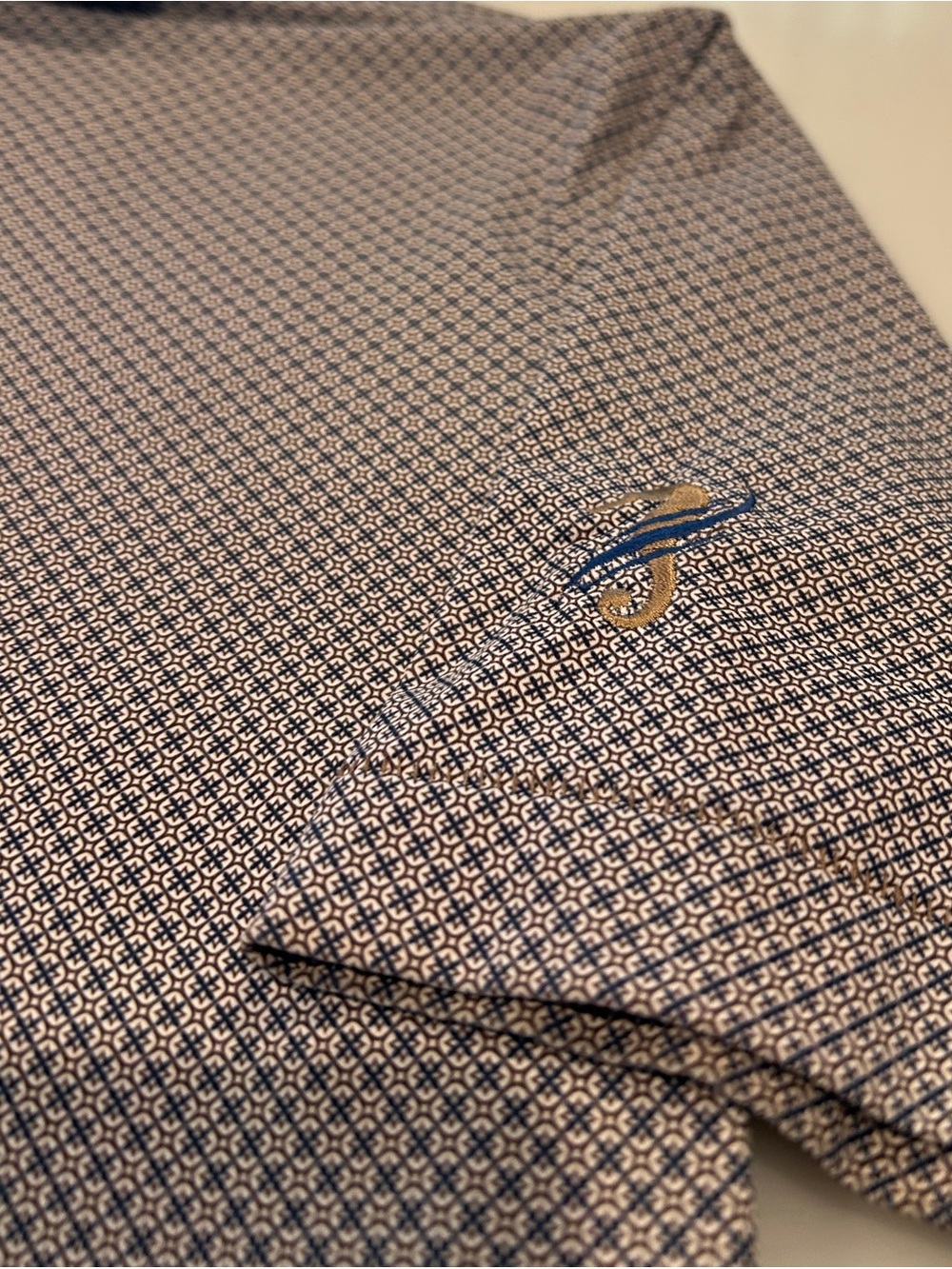 Peter Millar Performance Crown Crafted Golf shirt Size S Embroidered logo
